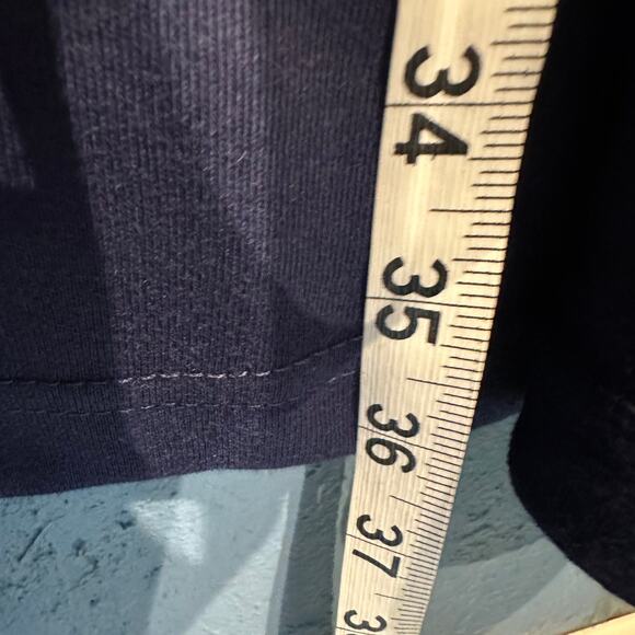 NWT Woman Within Size 5X Navy Polo PolyCotton Blend Easy Care Work Office School - Picture 6 of 11